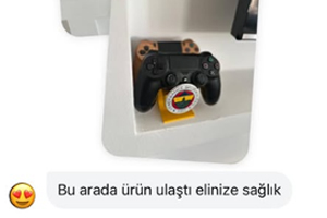 Müşteri geri bildirimi: El yapımı ürünün masada duruşunu gösteren fotoğraf.